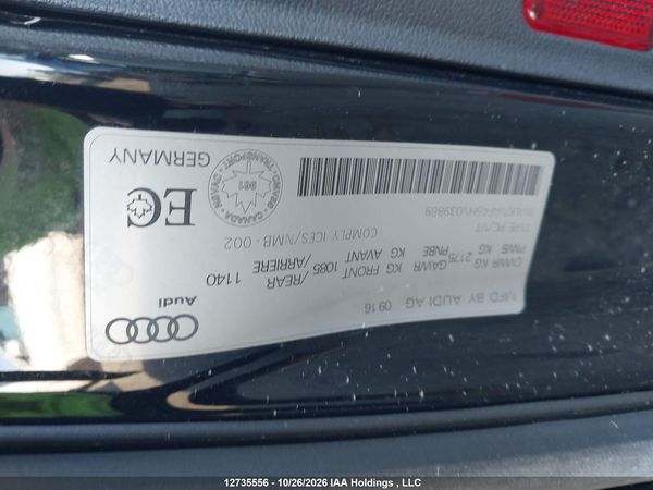 2017 AUDI A4 TECHNIK — I18