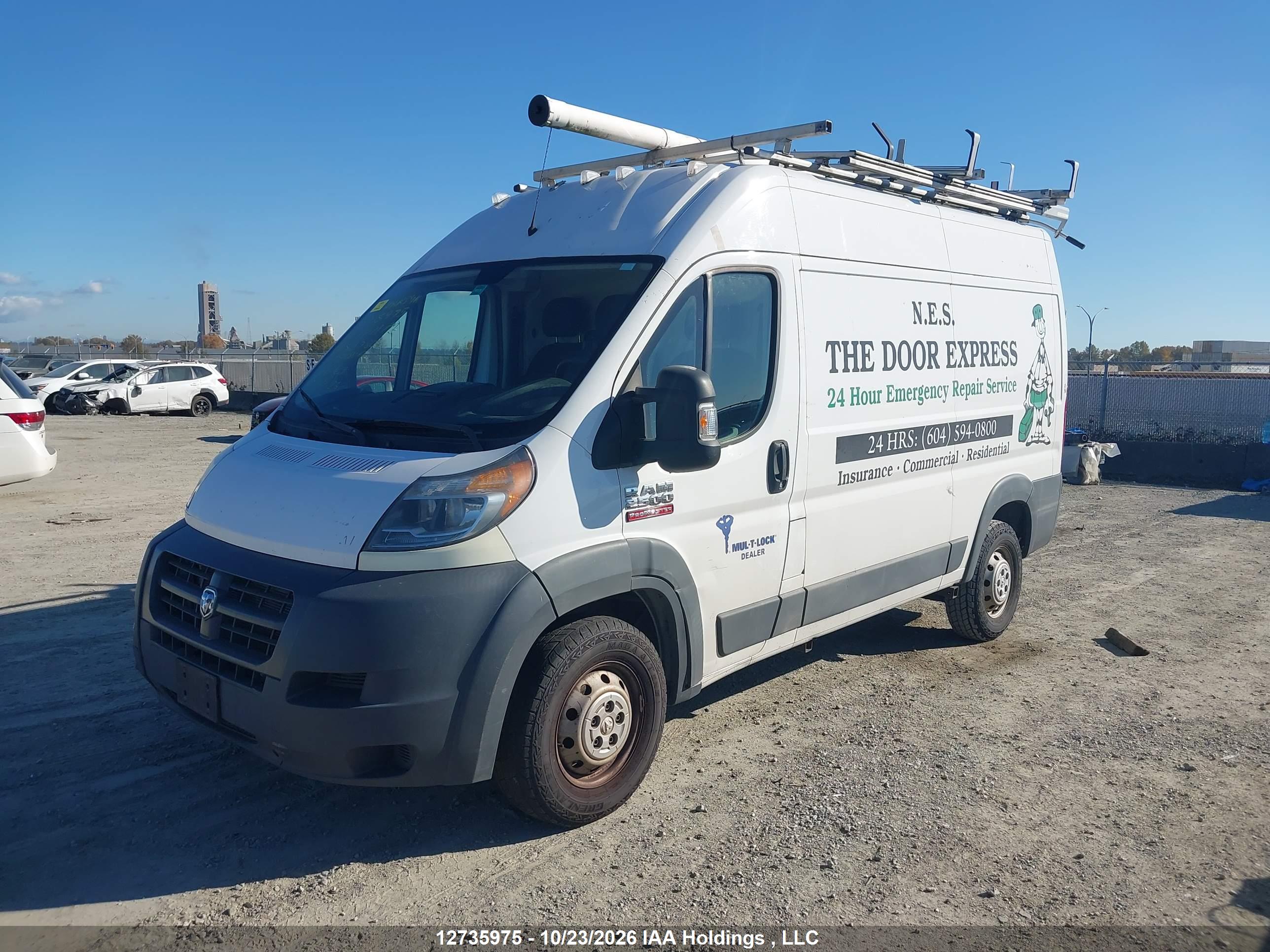 2017 RAM PROMASTER 2500 2500 HIGH — I2