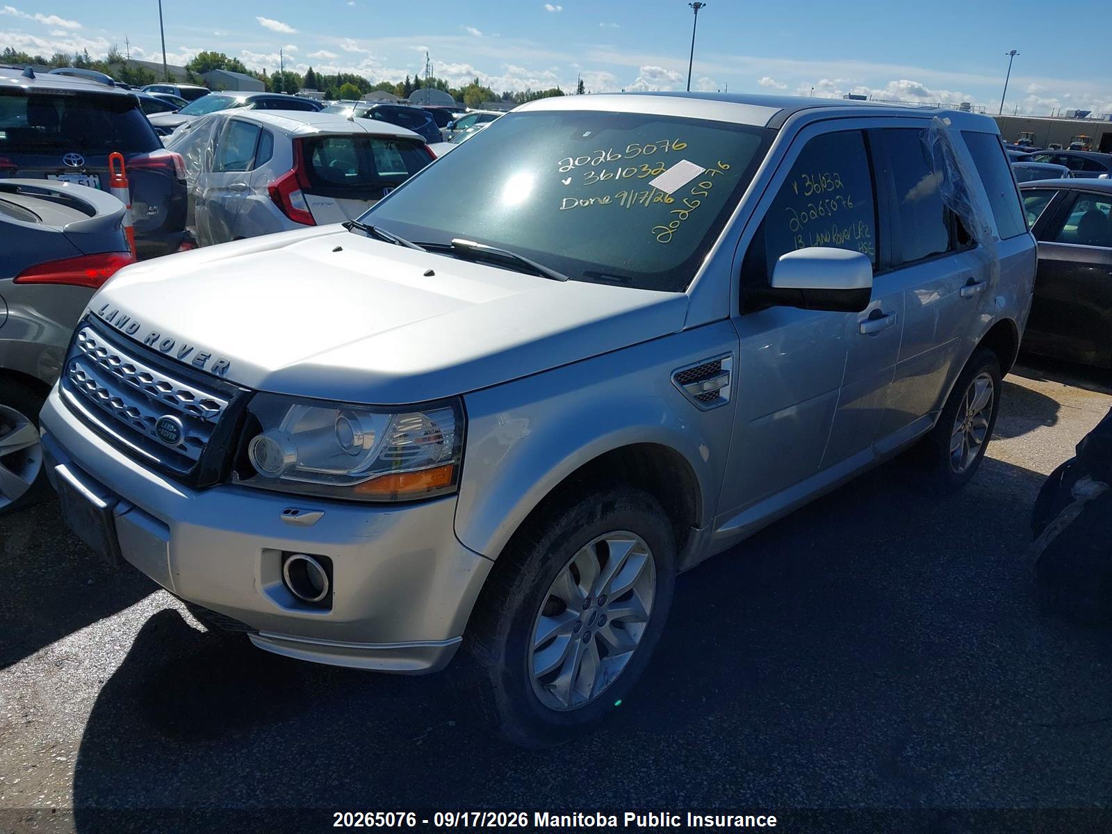 2013 LAND ROVER LR2 HSE — I2