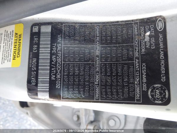 2013 LAND ROVER LR2 HSE — I7