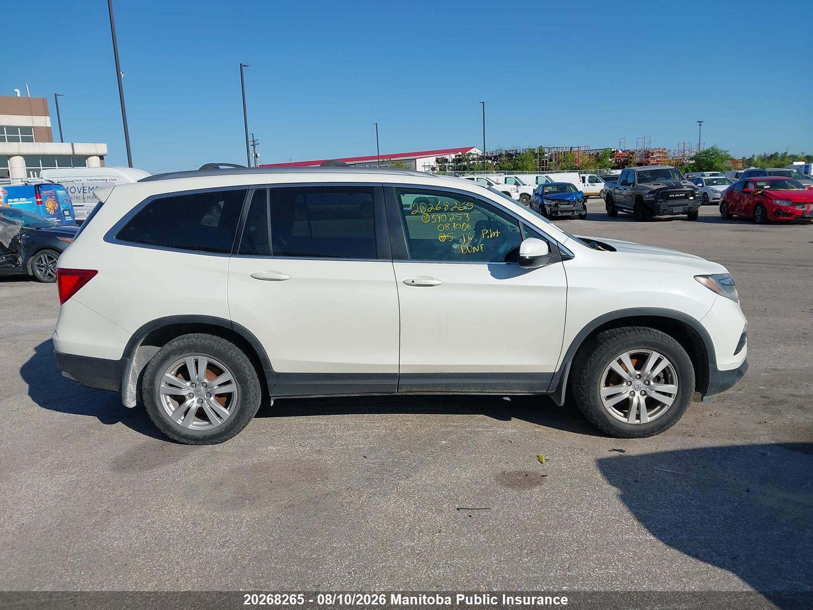 2016 HONDA PILOT LX