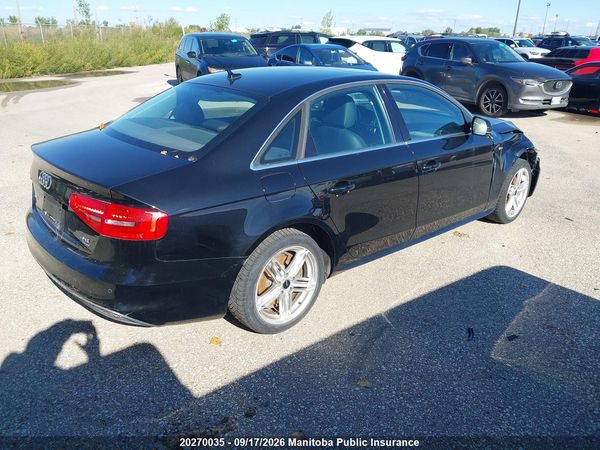 2015 AUDI A4 PROGRESSIV 2.0 TFSI QUATTRO — I4