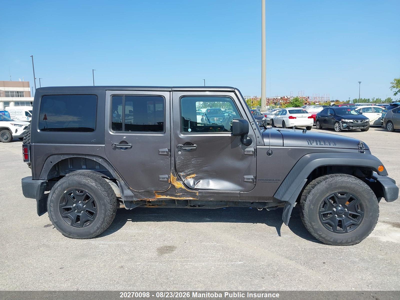 2016 JEEP WRANGLER UNLIMITED SPORT