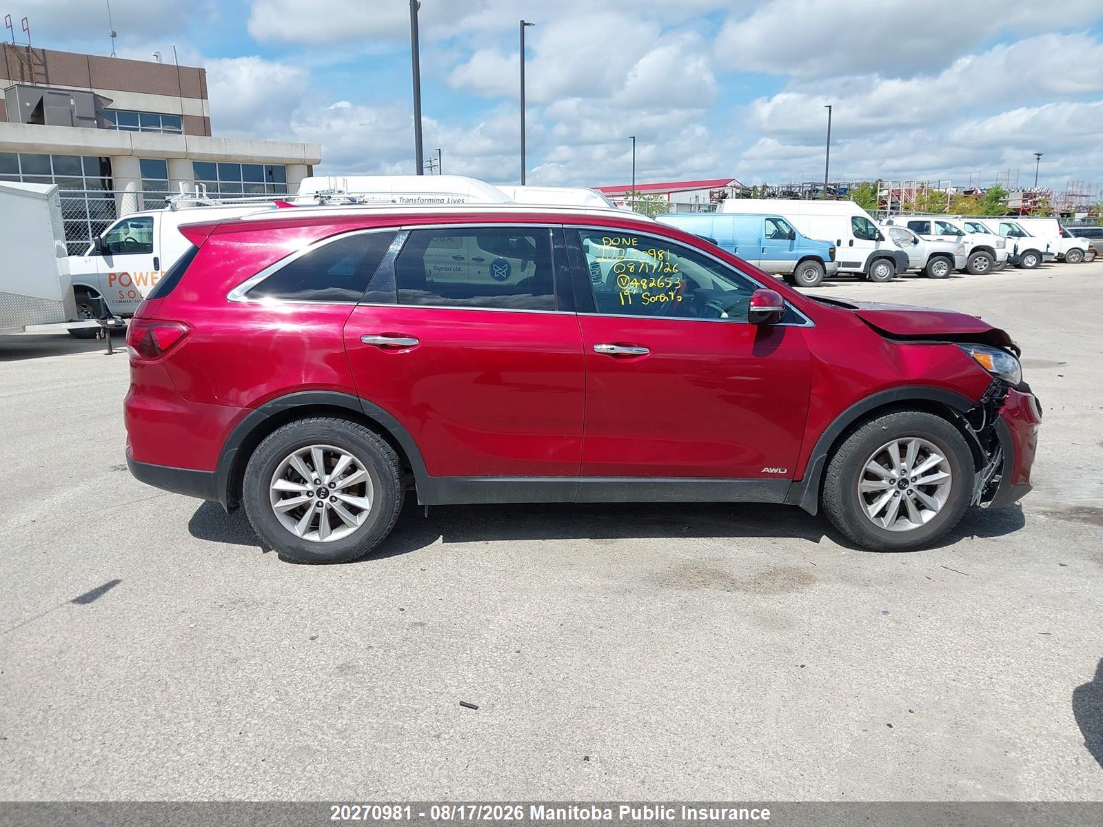 2019 KIA SORENTO LX V6