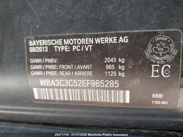 2014 BMW 3 SERIES xDrive