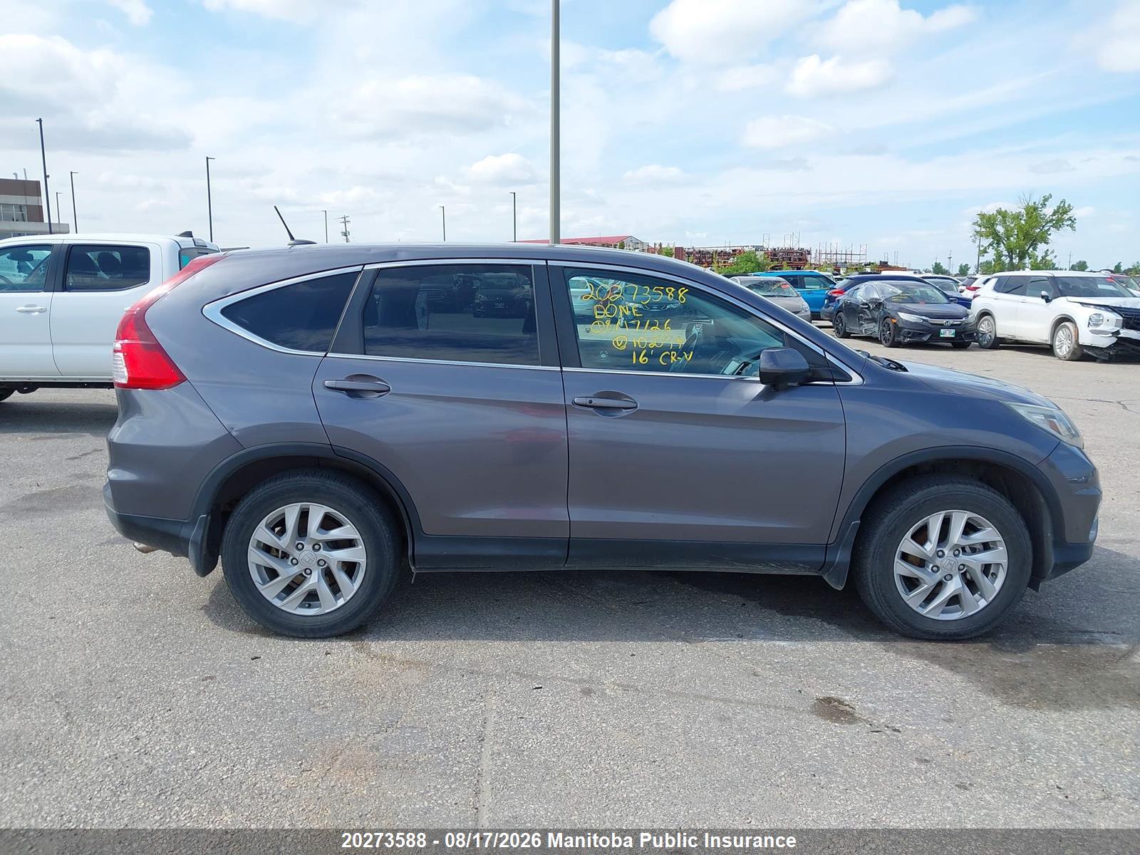 2016 HONDA CR-V EX-L