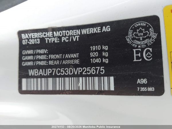 2013 BMW 128I