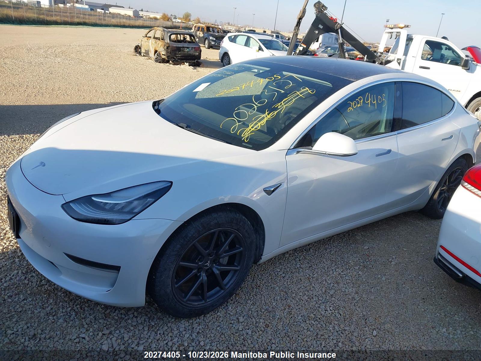 2020 TESLA MODEL 3 STANDARD RANGE PLUS 50 — I2