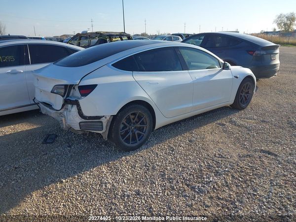 2020 TESLA MODEL 3 STANDARD RANGE PLUS 50 — I4
