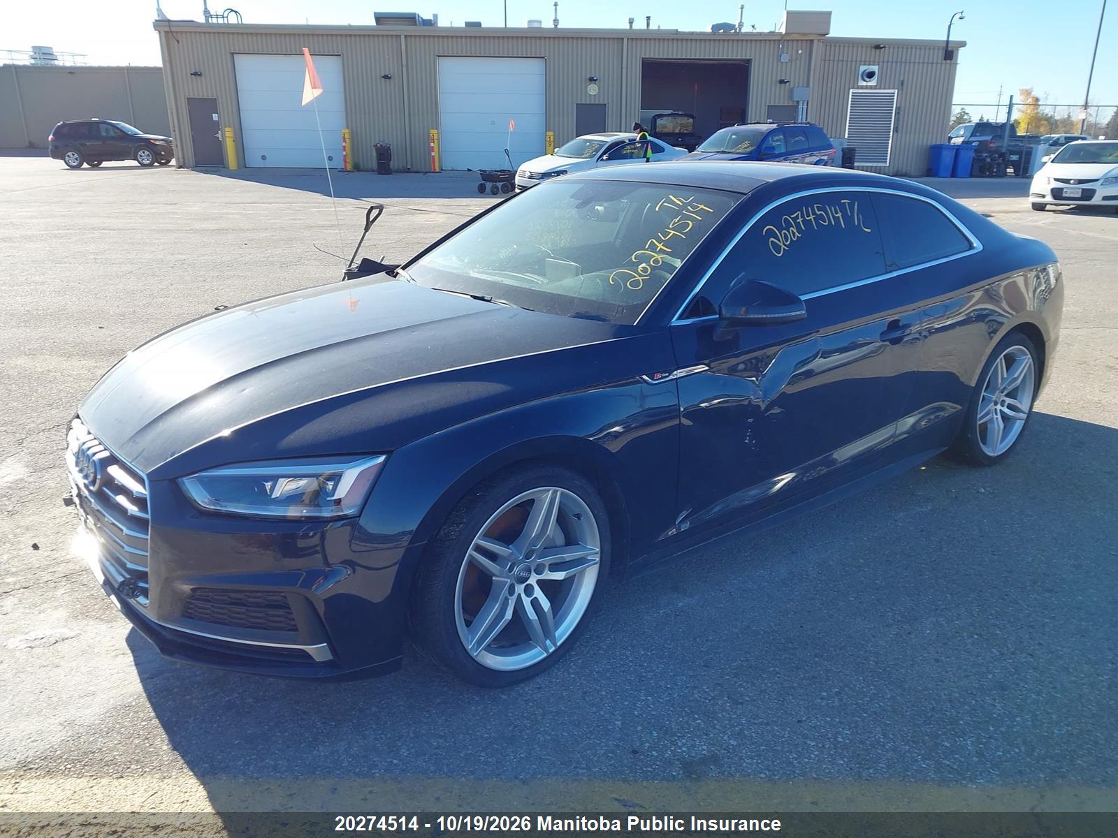 2018 AUDI A5 2.0T QUATTRO — I2