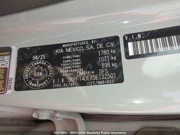 2025 KIA K4 LX