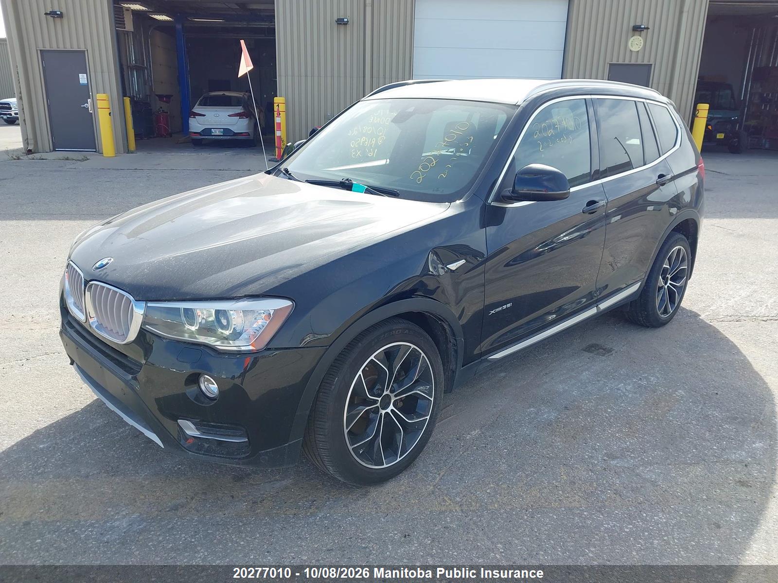 2016 BMW X3 35I — I2