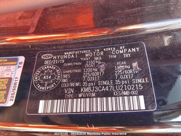 2020 HYUNDAI TUCSON PREFERRED