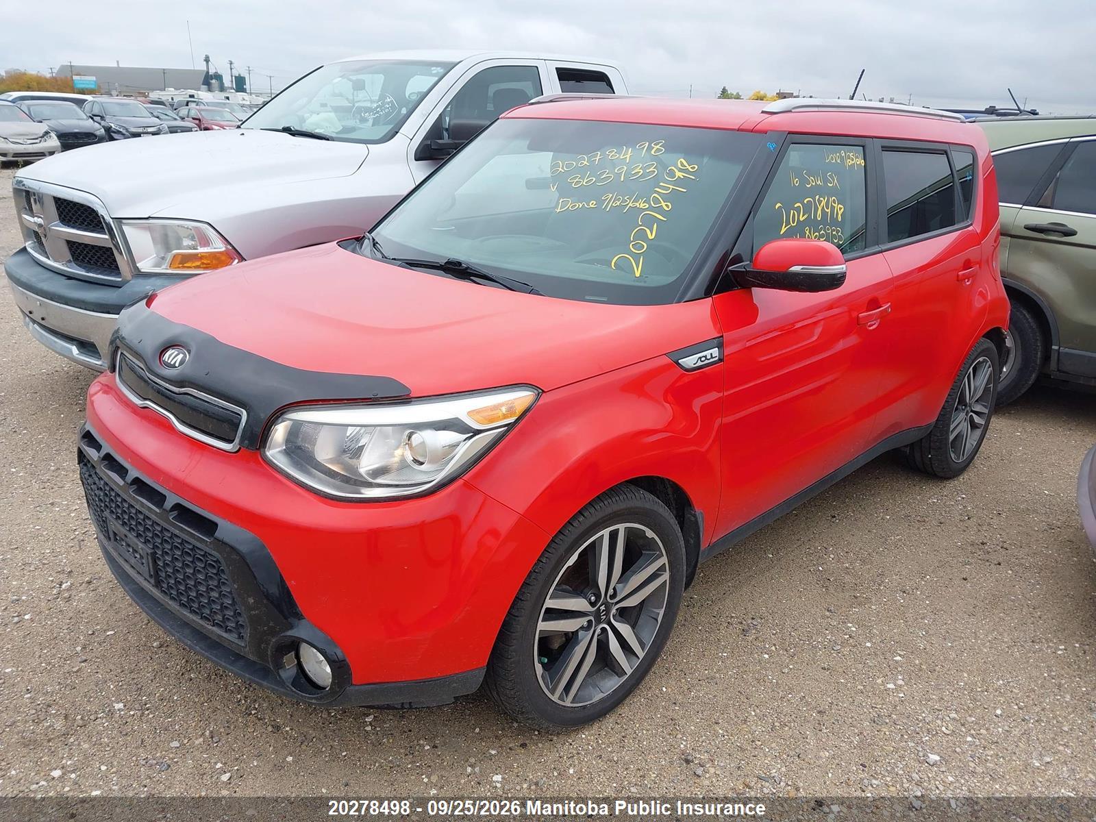 2016 KIA SOUL SX — I2