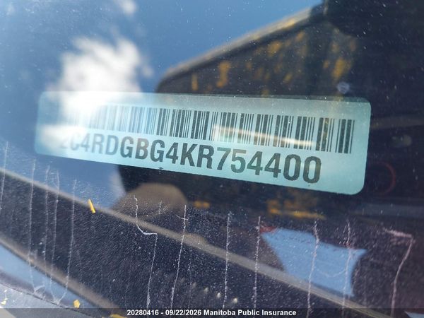 2019 DODGE GRAND CARAVAN SE — I8