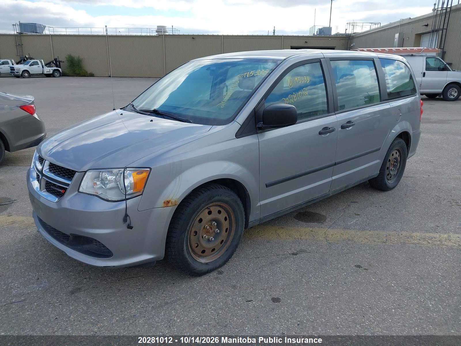 2016 DODGE GRAND CARAVAN SE — I2