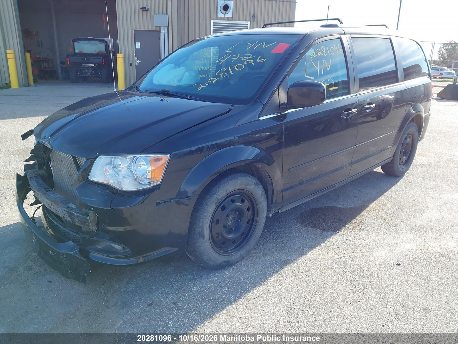 2016 DODGE GRAND CARAVAN SXT — I2