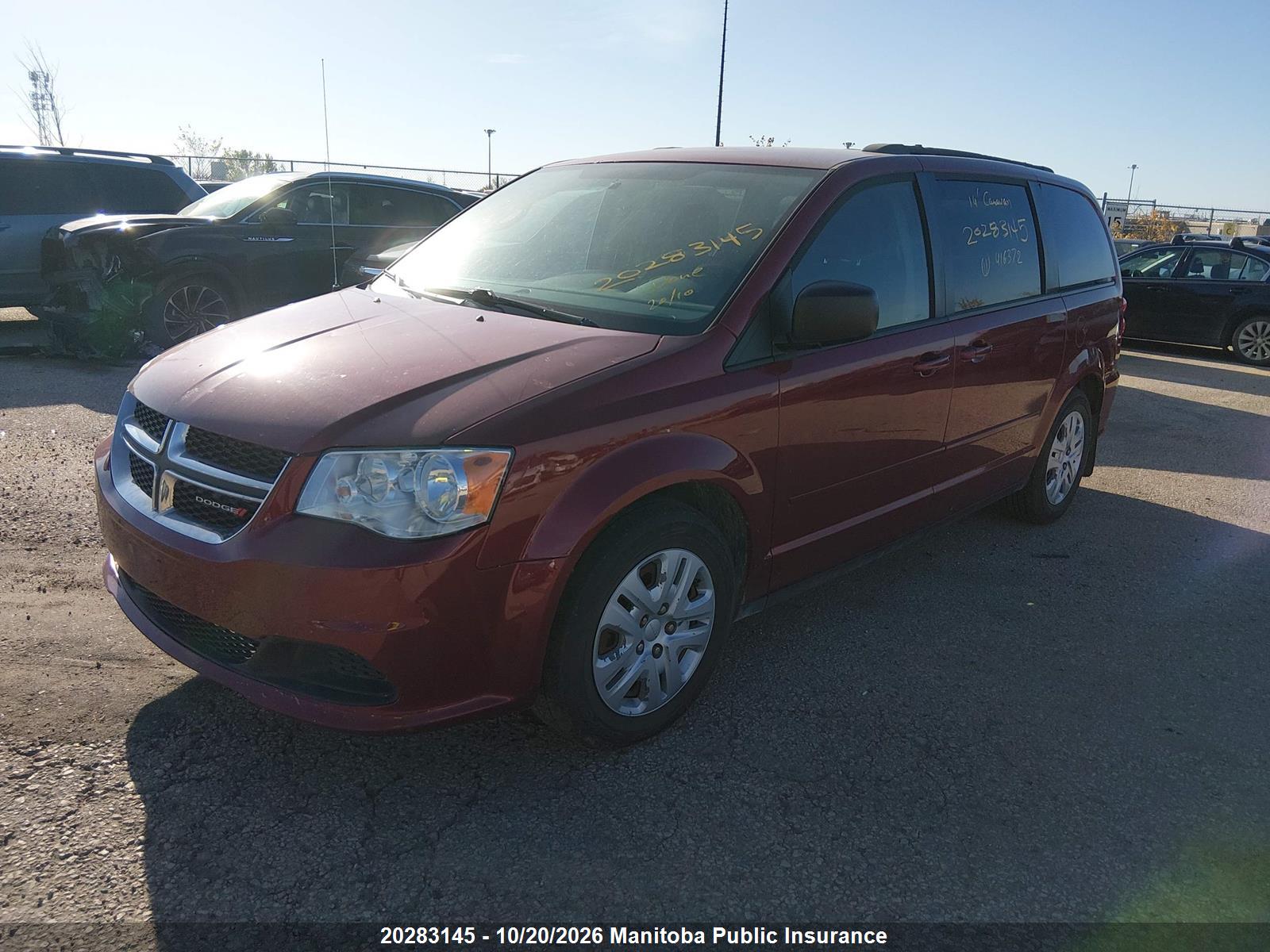2014 DODGE GRAND CARAVAN CREW — I2