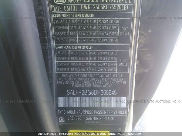 2013 LAND ROVER LR2 HSE