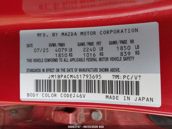 2025 MAZDA 3 PREFERRED