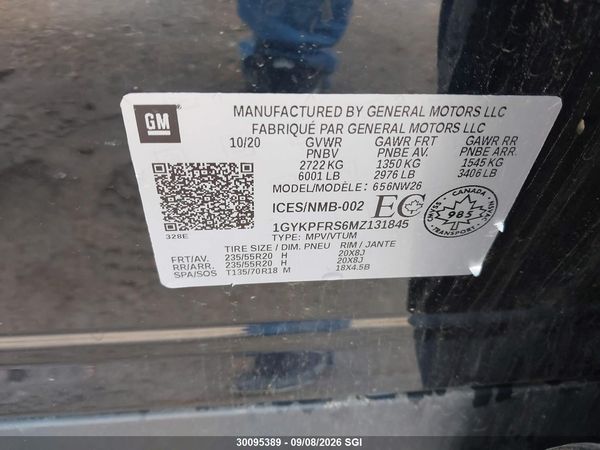 2021 CADILLAC XT6 PLATINUM PREMIUM LUXURY