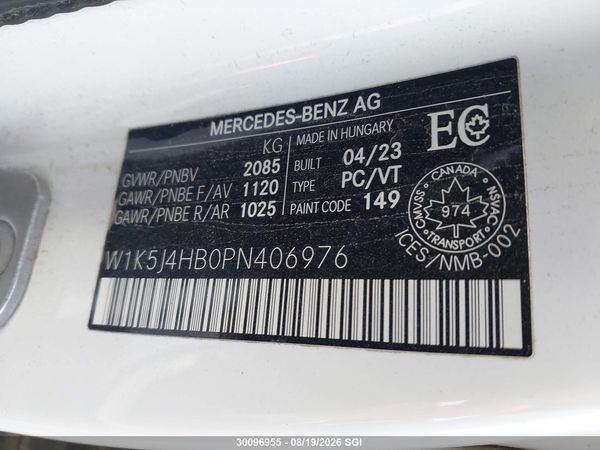 2023 MERCEDES-BENZ CLA 250 4MATIC
