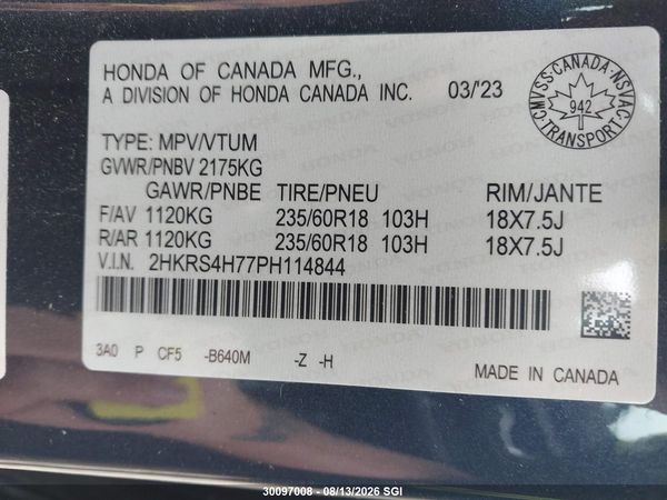 2023 HONDA CR-V EXL