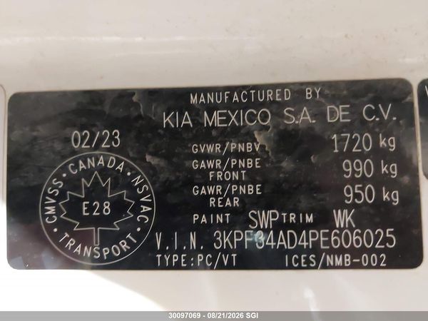 2023 KIA FORTE EX/EX+/EX PREMIUM