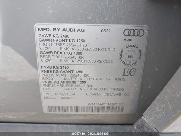 2021 AUDI Q5 TECHNIK