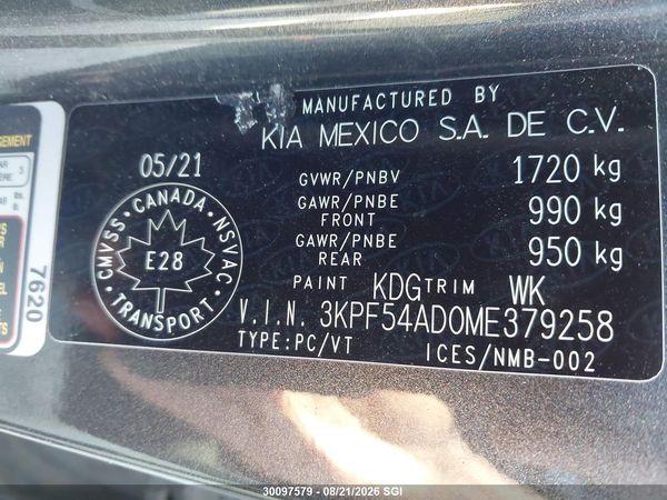 2021 KIA FORTE EX