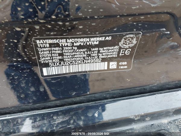 2019 BMW X5 XDRIVE50I