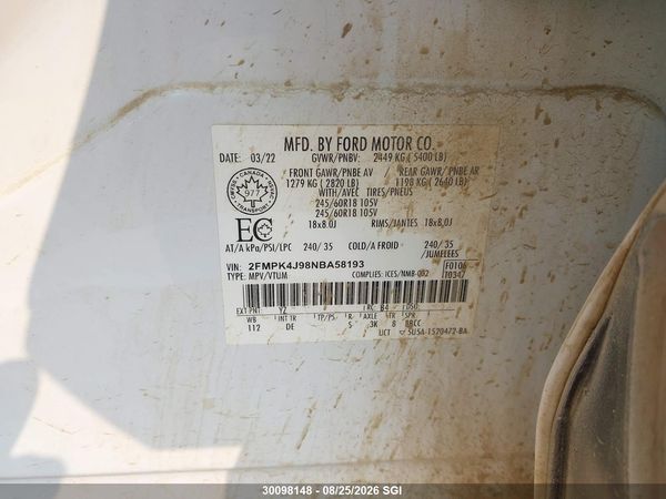 2022 FORD EDGE SEL