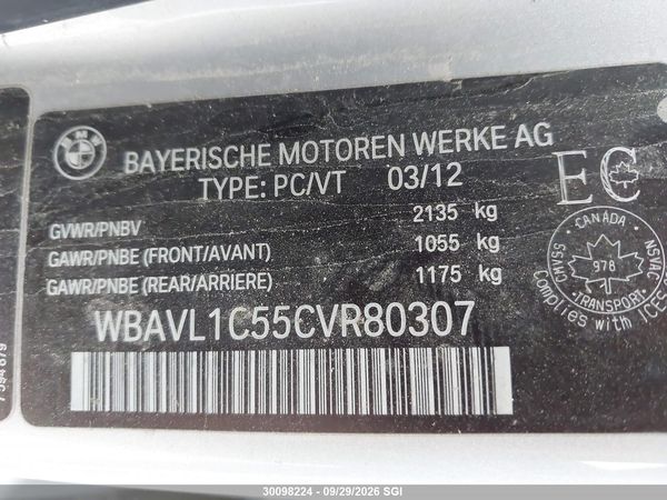 2012 BMW X1 XDRIVE28I — I9
