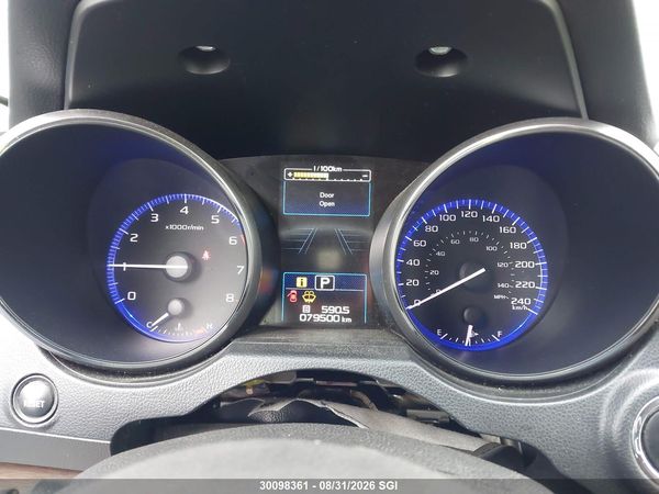 2018 SUBARU OUTBACK TOURING