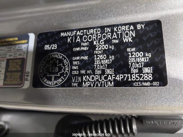 2023 KIA SPORTAGE LX