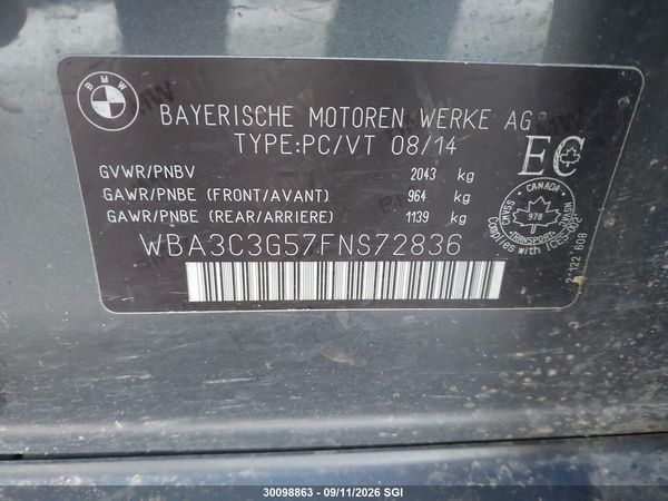 2015 BMW 320 I XDRIVE