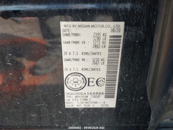 2020 NISSAN MURANO PLATINUM