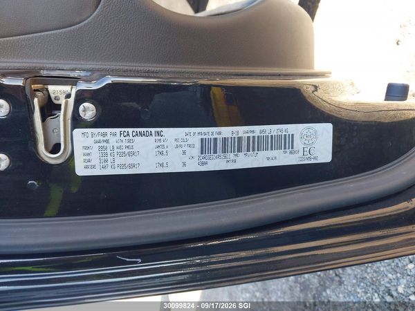 2019 DODGE GRAND CARAVAN GT — I9