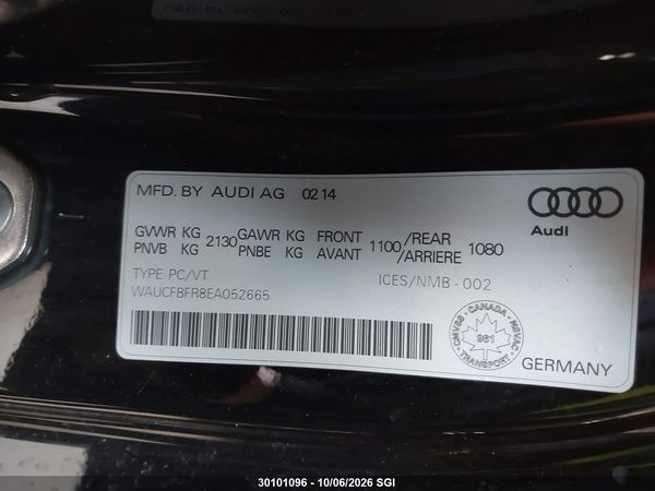 2014 AUDI A5 PREMIUM — I9