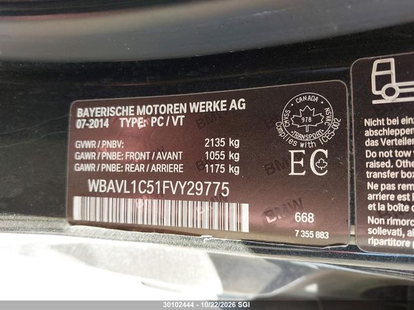 2015 BMW X1 XDRIVE28I — I9