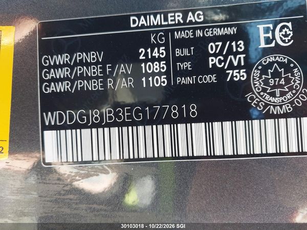 2014 MERCEDES-BENZ C 350 4MATIC — I9