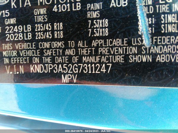 2016 KIA SOUL +