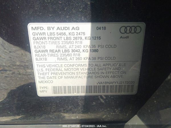 2018 AUDI Q5