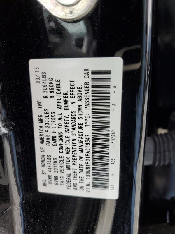 2015 ACURA TLX Base