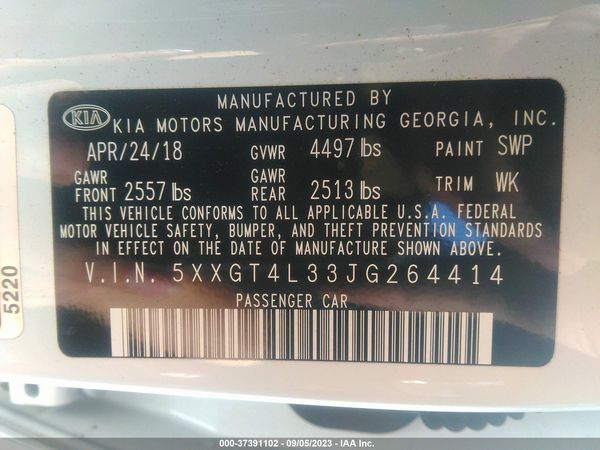 2018 KIA OPTIMA LX