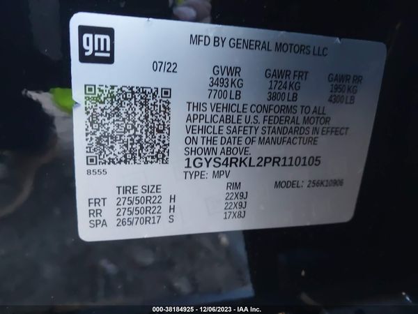 2023 CADILLAC ESCALADE ESV 4WD SPORT PLATINUM
