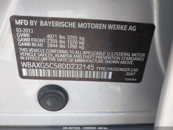 2013 BMW 5 SERIES 528I