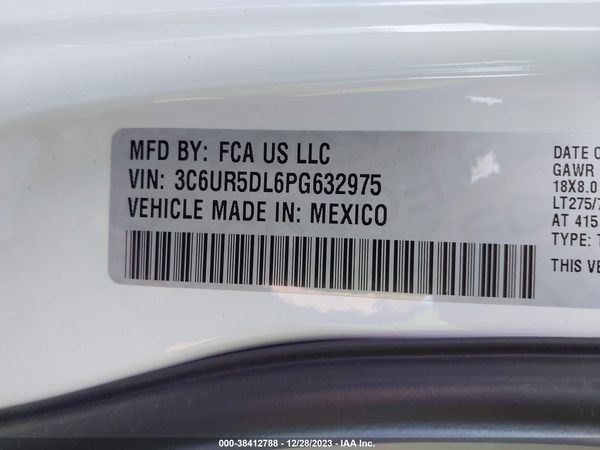 2023 RAM 2500 BIG HORN  4X4 6'4 BOX