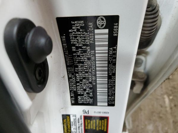 2012 TOYOTA CAMRY