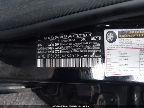 2014 MERCEDES-BENZ E 350 E350